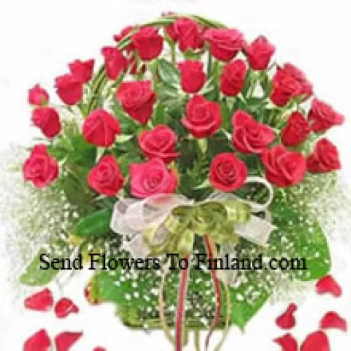 Basket Of 31 Red Roses
